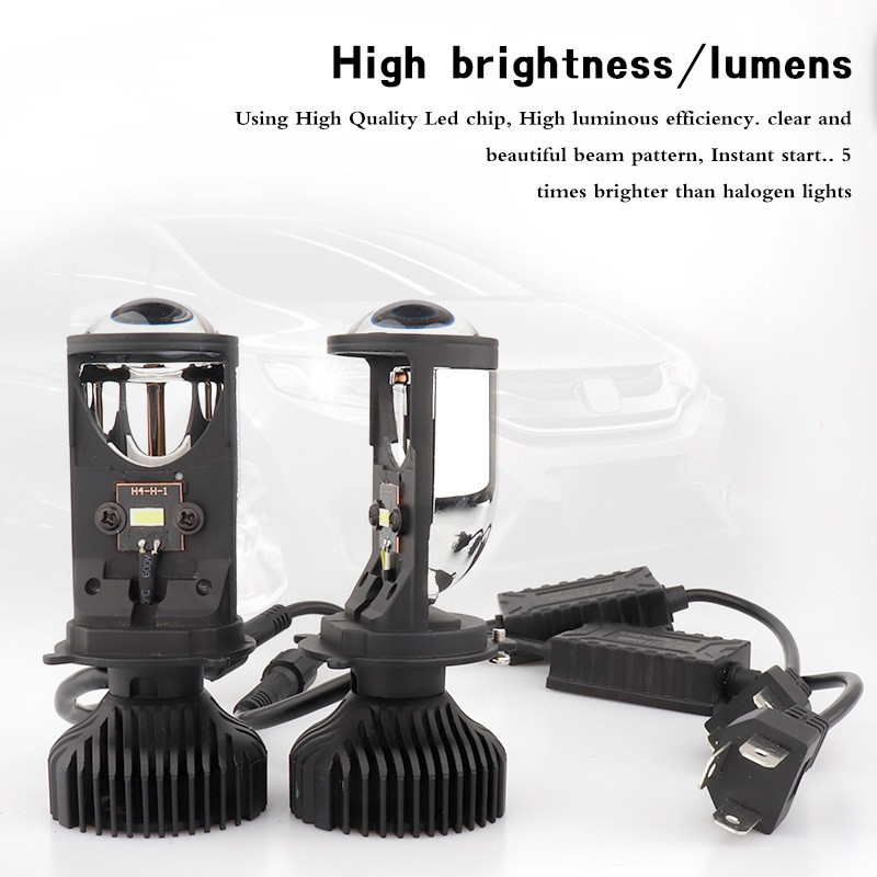 BI LED - Projektori H4 50W 2X6000LM