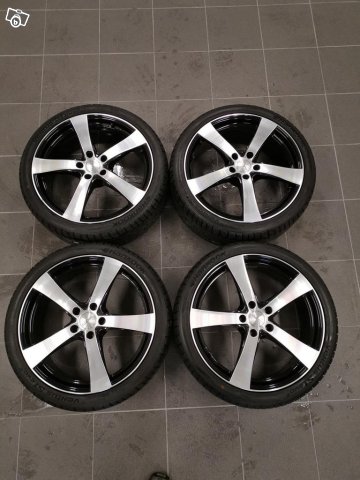 16 Alufelne 5x112/6,5j/et45/cb 57,1. Model:Dezent Re Black