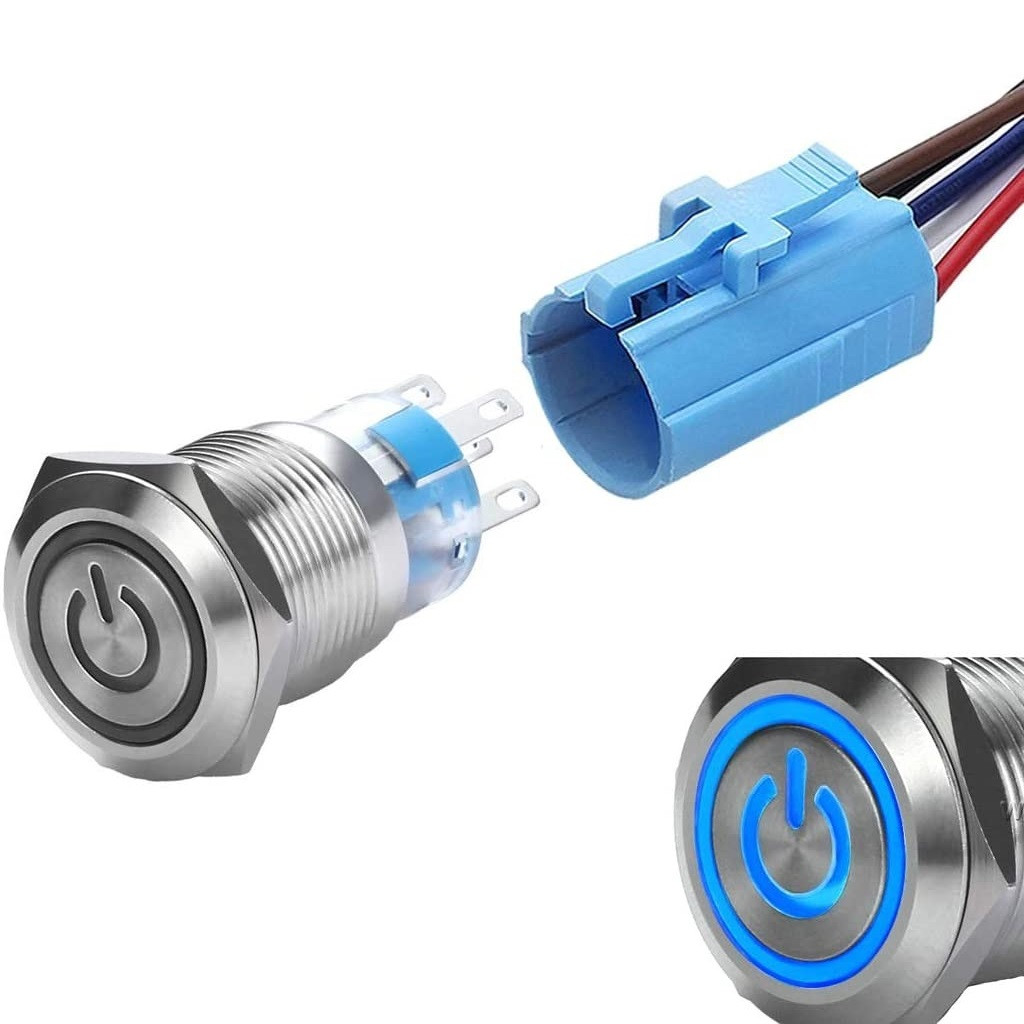 Led prekidači fi 16mm u boji/crveni,zeleni,plavi,beli