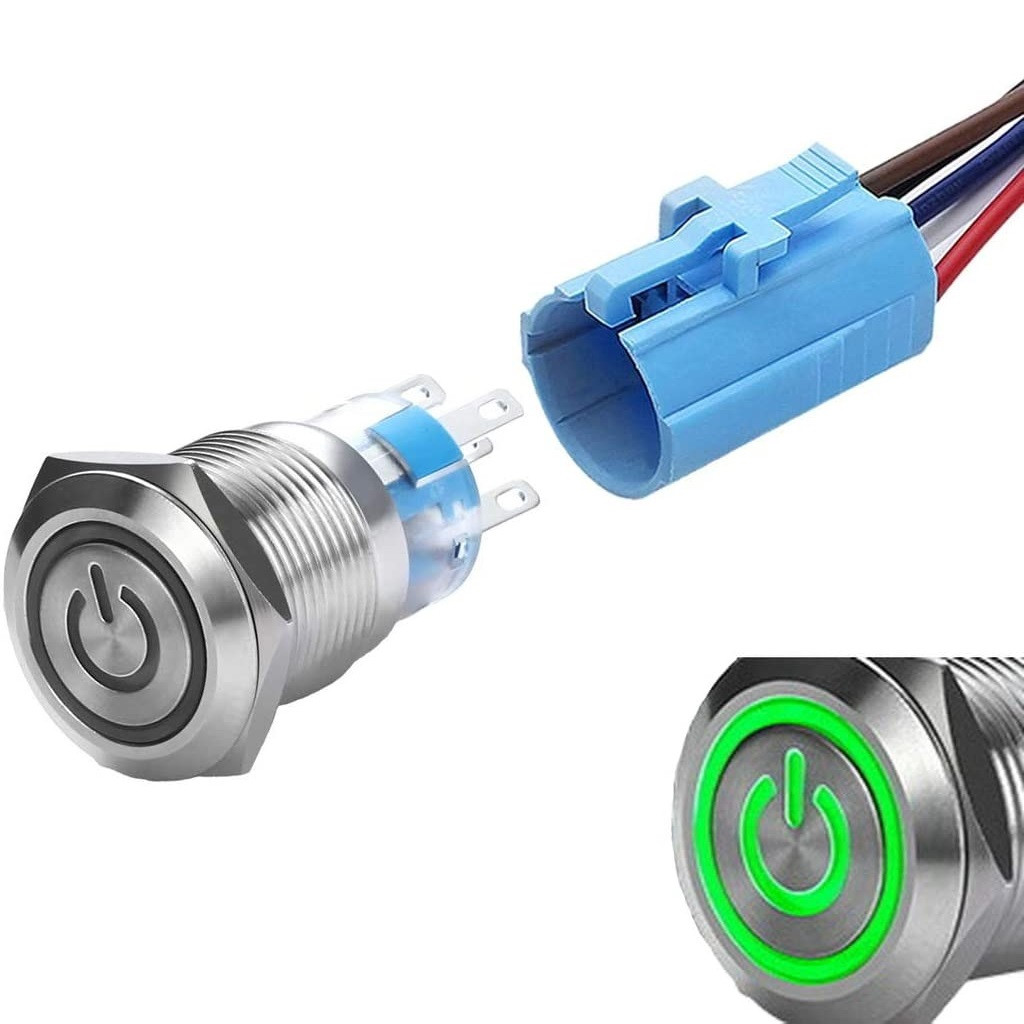 Led prekidači fi 16mm u boji/crveni,zeleni,plavi,beli