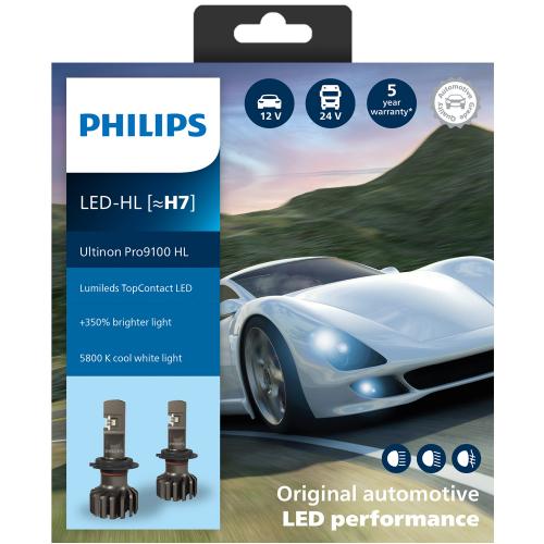 Philips H7,H4 Led sijalice Ultinon Pro9100