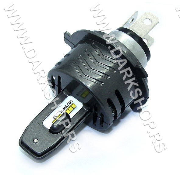 H4 SET LUMILED ZES chip 10000LM - ZA SREDNJE/DUGO - PLUG&PLAY