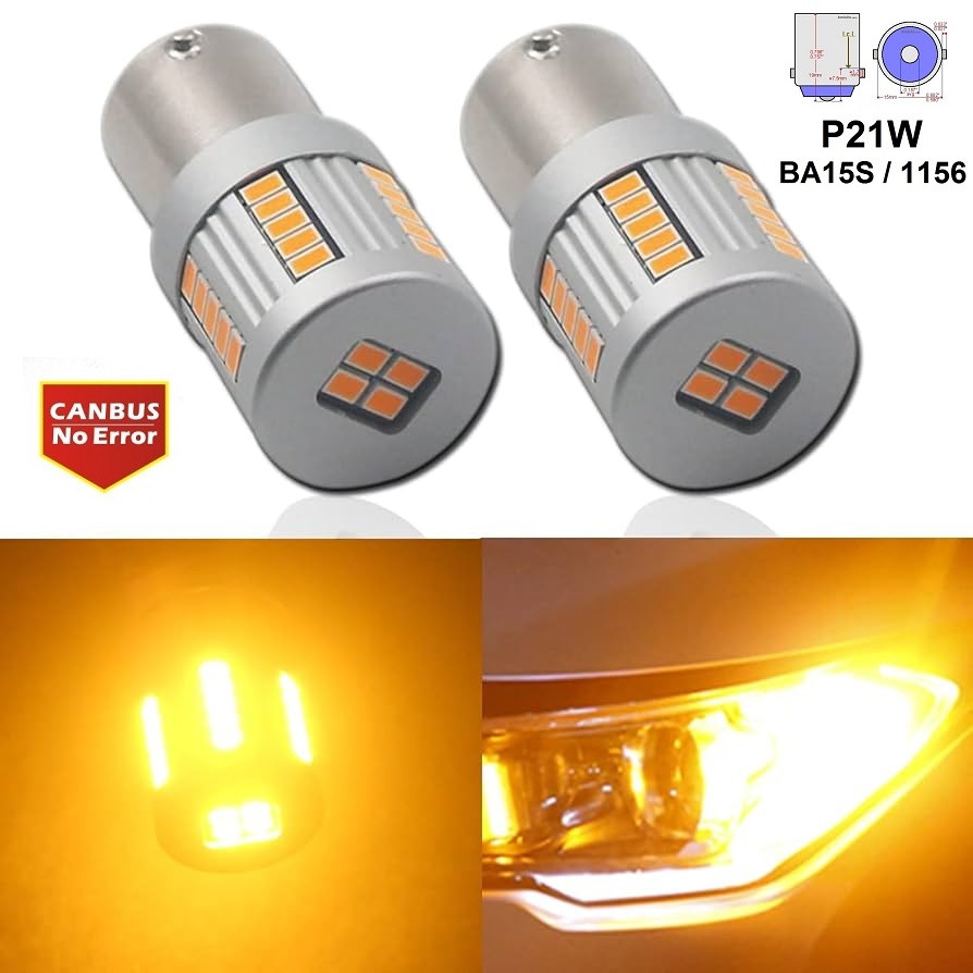 LED sijalice p21w/ba15s/1156 - 34*3030smd - narandzaste