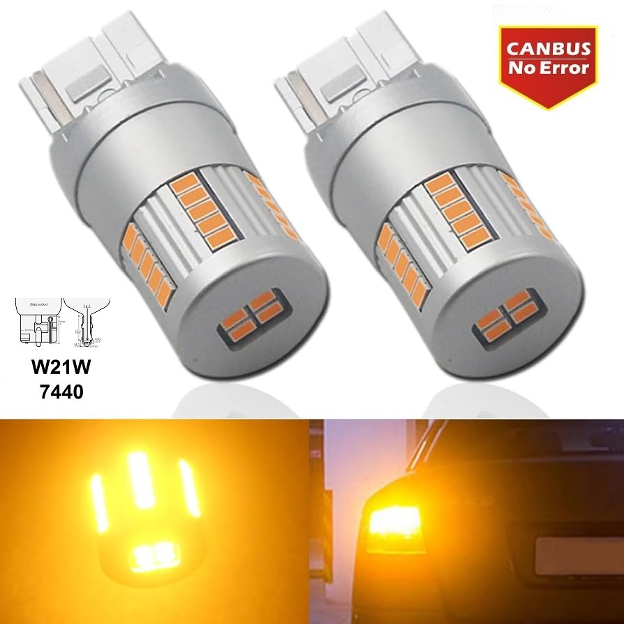 LED sijalice w21w (t20/7440) - 34*3030smd - narandzaste