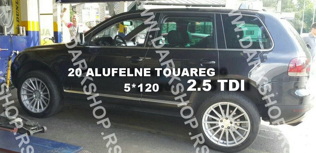20 ALUFELNE 5*120 ZA VW TOUAREG 2.5 TDI