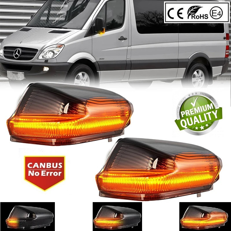 LED bocni dynamic migavci u retrovizoru, tipski