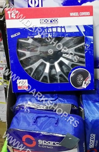 14 SPARCO RATKAPNE ULTRA LEGGERA SIVO CRNA