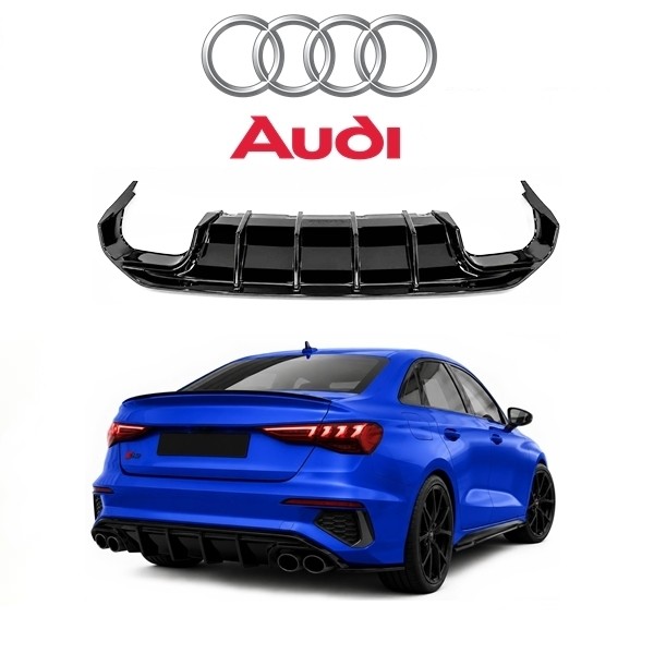 Difuzor A3 za Audi S-line RS sedan 20-25