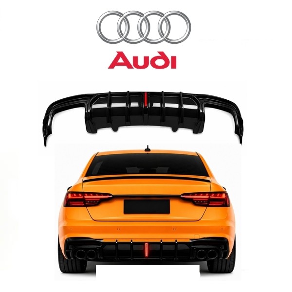 Difuzor A4 za Audi S-line RS LED 20-25
