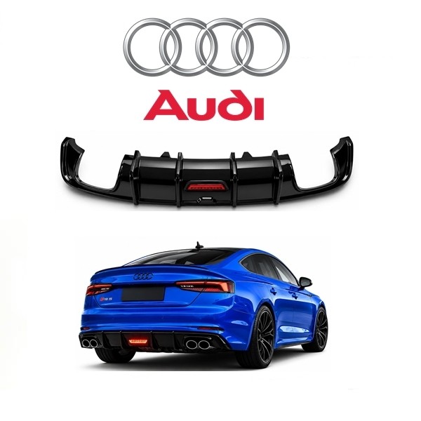 Difuzor A5 za Audi S-line RS LED 12-16