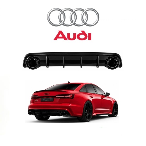 Difuzor A6 za Audi S-line RS 12-15