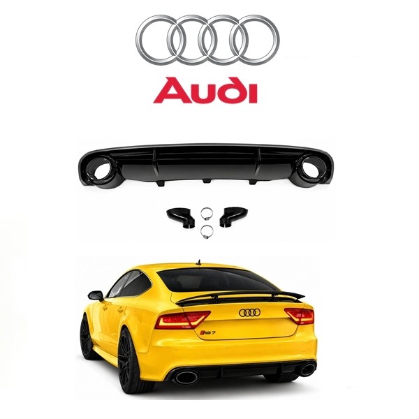 Difuzor A7 za Audi S-line RS 09-15