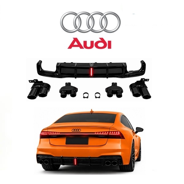 Difuzor A7 za Audi S-line RS LED 20-25
