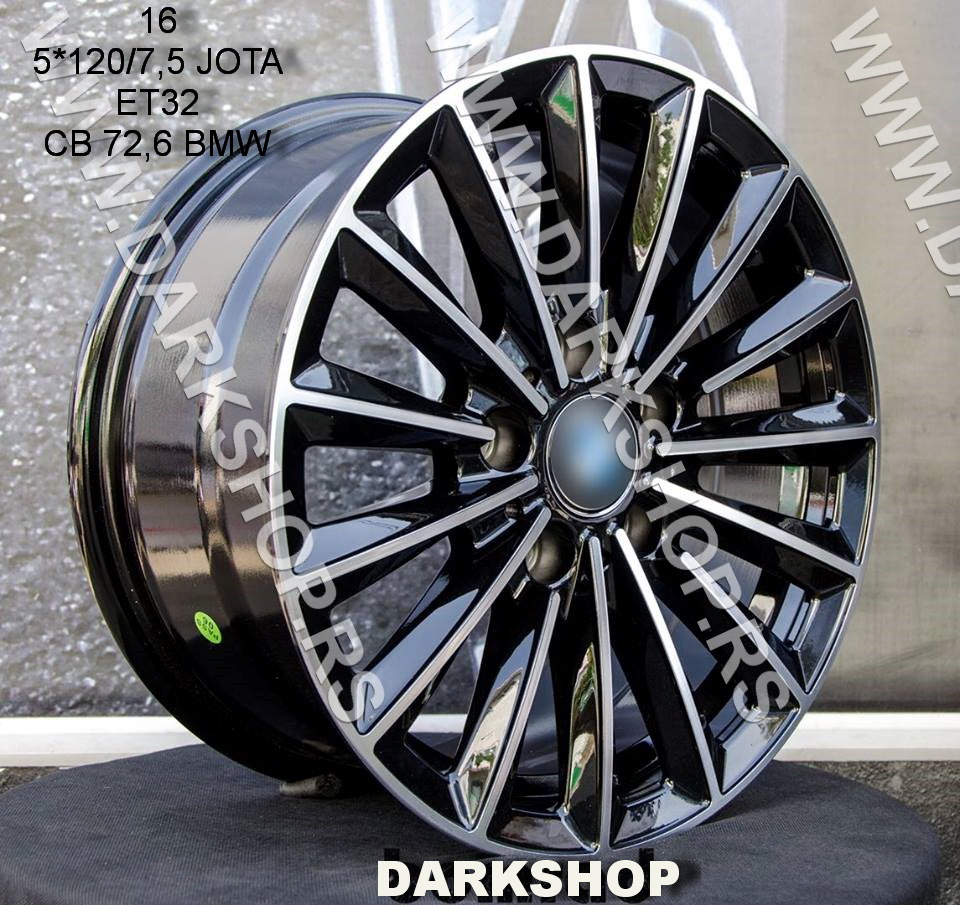16 ALUFELNE ZA BMW  5X120/7,5 JOTA/ET 32,CB 72,6