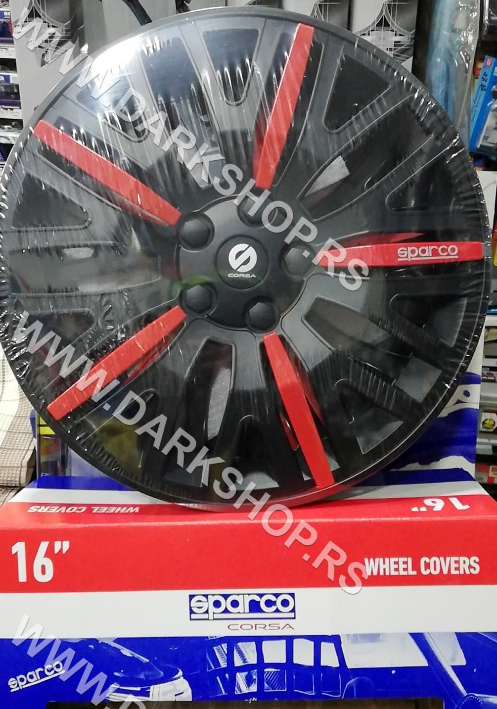 16 SPARCO RATKAPNE LEGGERA CRVENO/CRNE