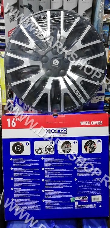 16 SPARCO RATKAPNE ULTRA LEGGERA SIVO CRNE