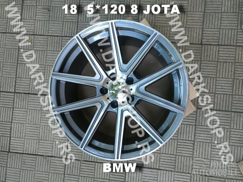18 ALUFELNE 5*120/8 JOTA ZA BMW