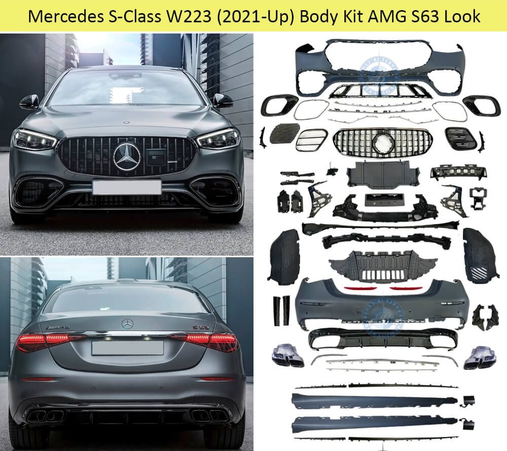 Body kit W223 S63 za Mercedes Benz