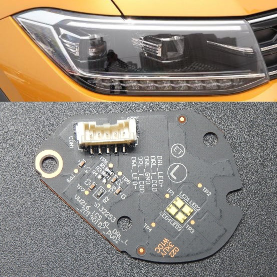 LED plocica,LED DRL driver Volkswagen t-cross 2020-2023 levi far