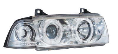 Angel Eye farovi BMW E36 4V Hrom,CRNI 92-98