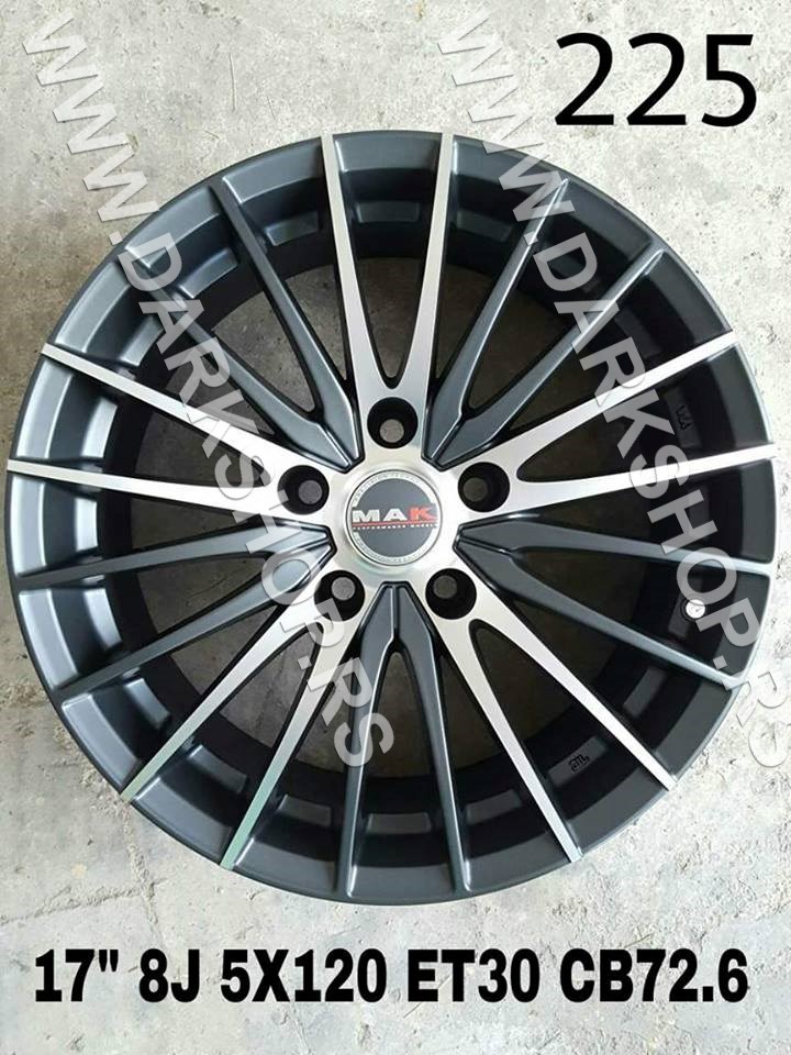 17 ALUFELNE BMW 5X120/8 JOTA/ET 30/CB 72.6.