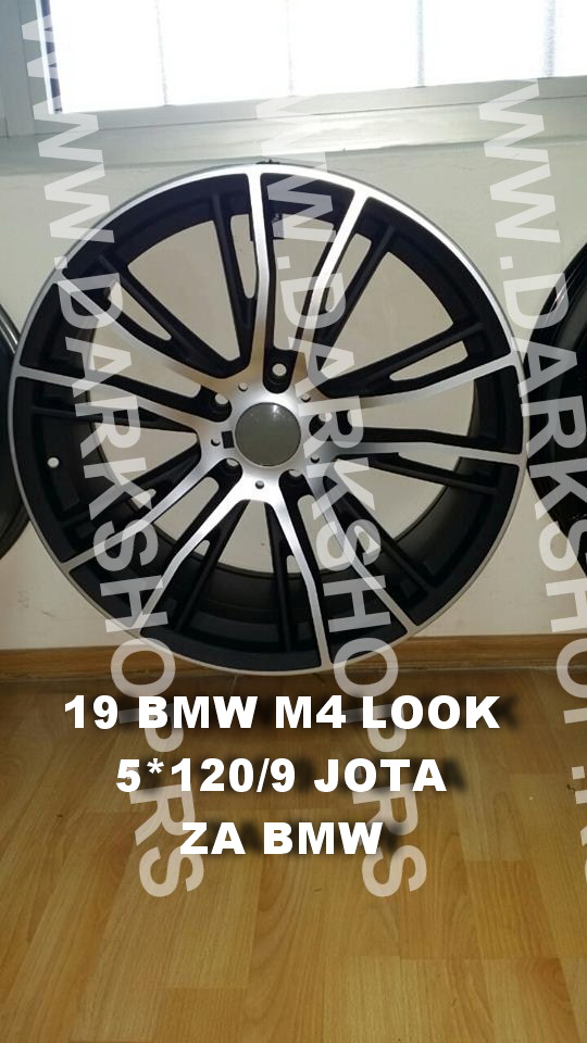 19 FELNE BMW M4 LOOK/REPLIKA. 5*120/9 JOTA. ODGOVRA ZA BMW