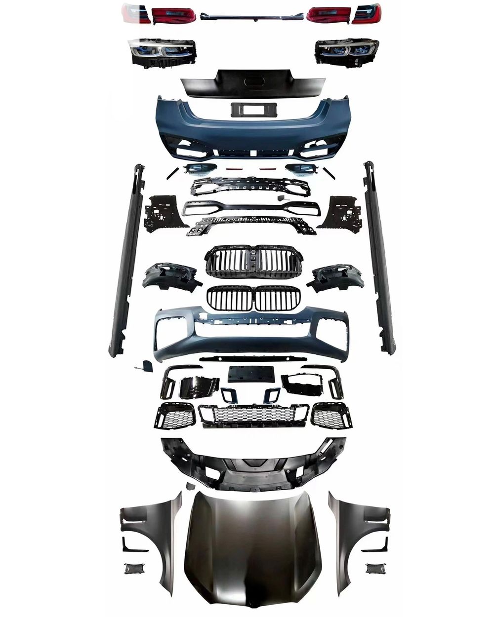 Body kit BMW G12 M760 stari na novi