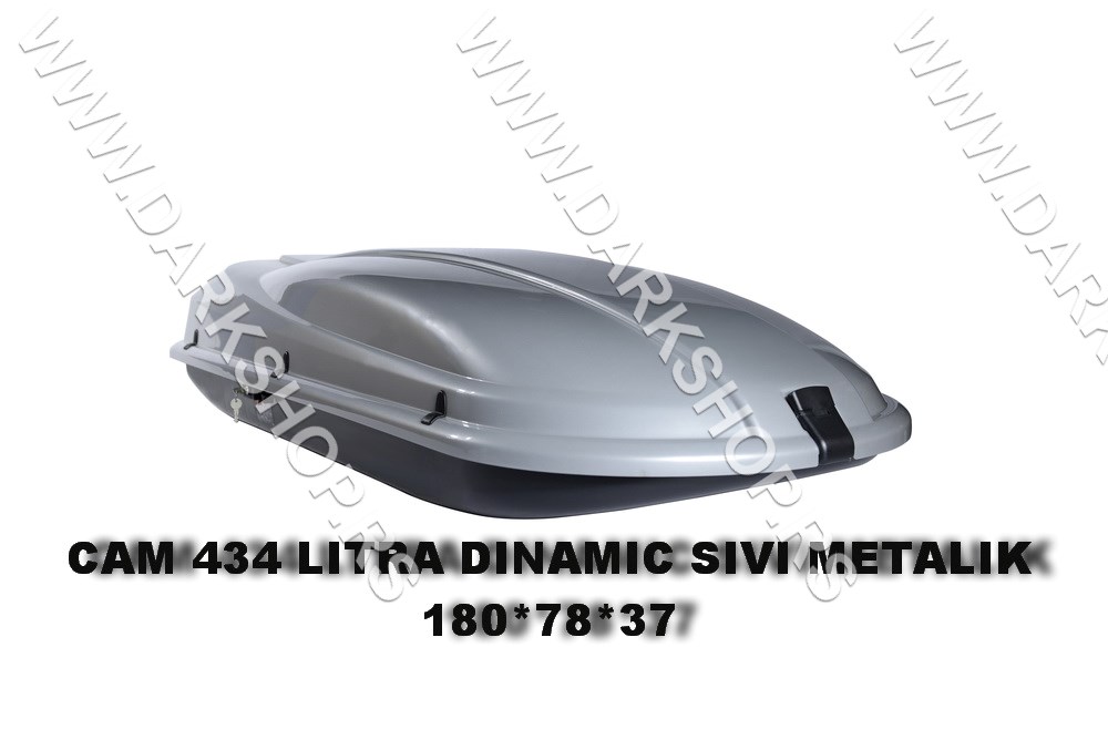 KROVNI KOFER 434 LITRA METALIK SIVI