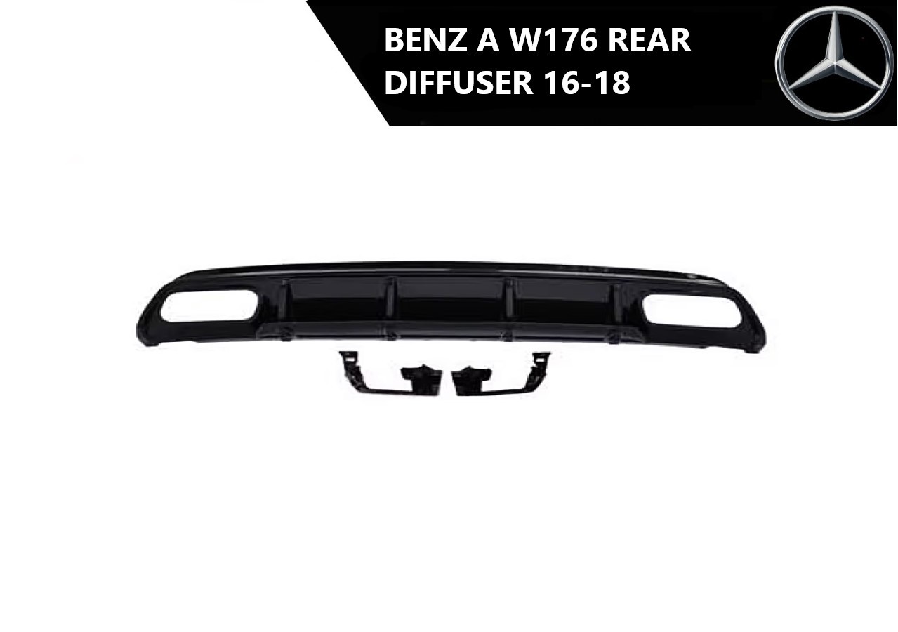 Mercedes A W176 16-18 zadnji difuzor