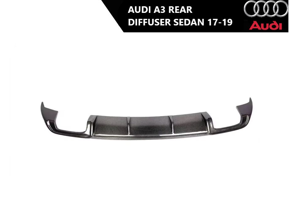 Audi A3 sedan zadnji difuzor 17-19