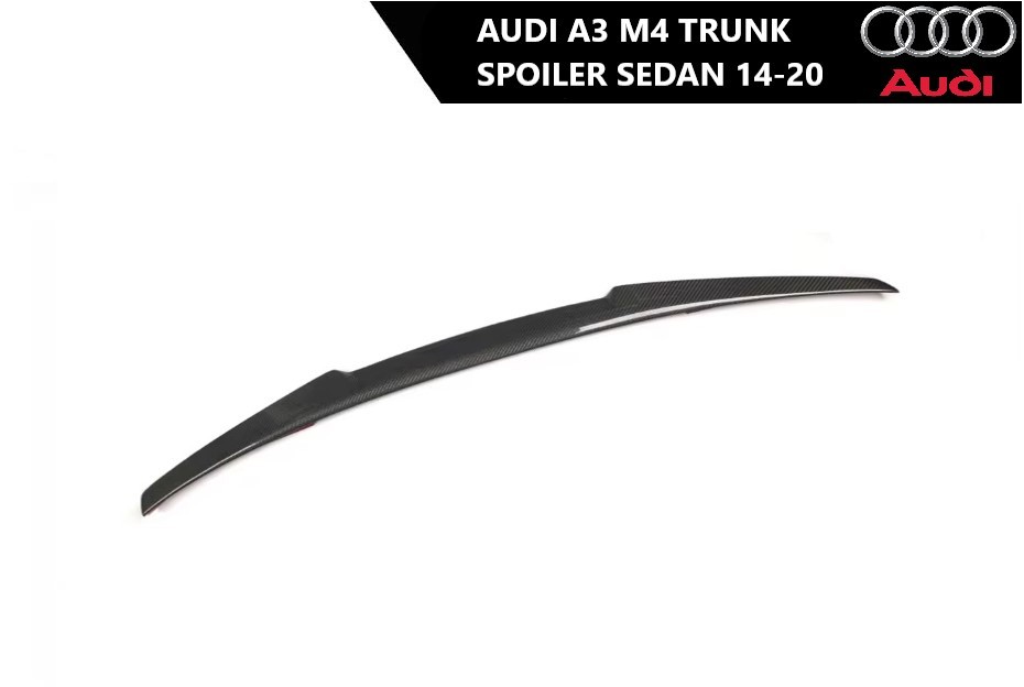 Audi A3 M4 spojler sedan 14-20