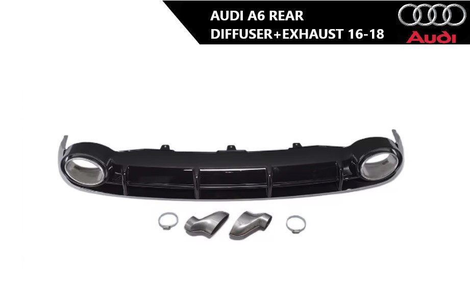 Audi A6 zadnji difuzor sa auspuhom 16-18