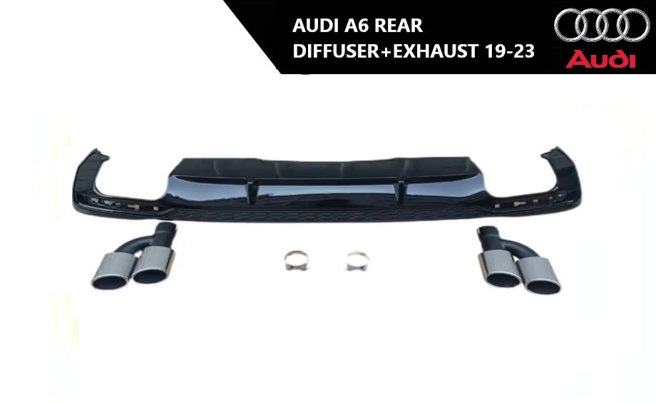 Audi A6 zadnji difuzor sa auspuhom 19-23