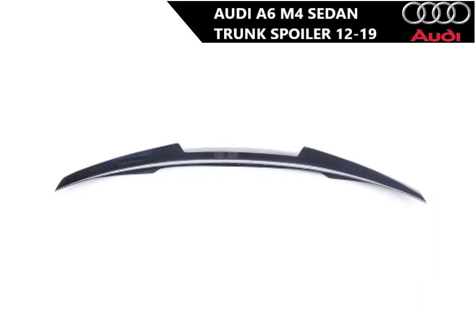 Audi A6 sedan M4 spoiler 12-19