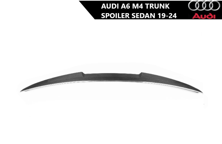 Audi A6 sedan M4 spoiler 19-24