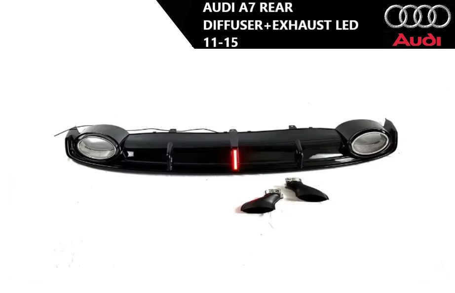 Audi A7 zadnji difuzor sa auspuhom LED 11-15