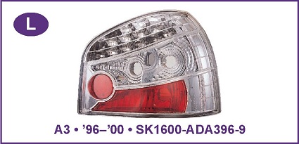 AUDI A3 LED STOPOVI 96-00 SIVI,CRNI,CRVENI