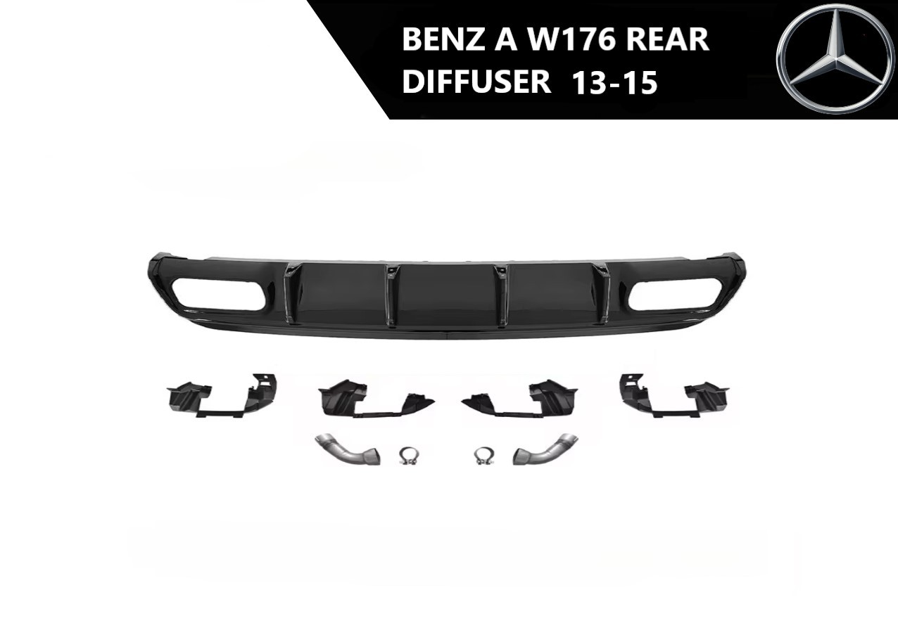 Mercedes A W176 13-15 zadnji difuzor