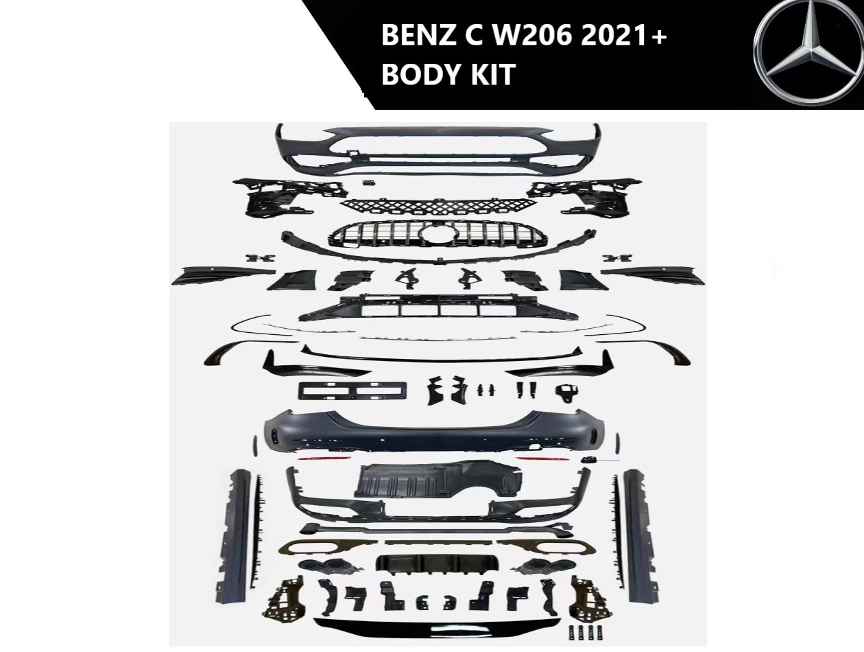 Mercedes C206 body kit 2021+
