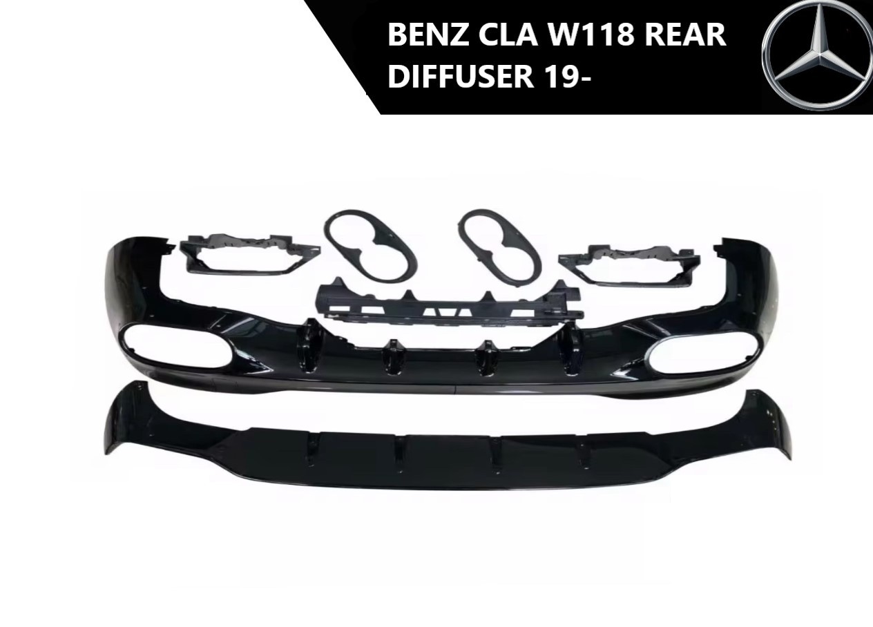 Mercedes CLA W118 zadnji difuzor 19+