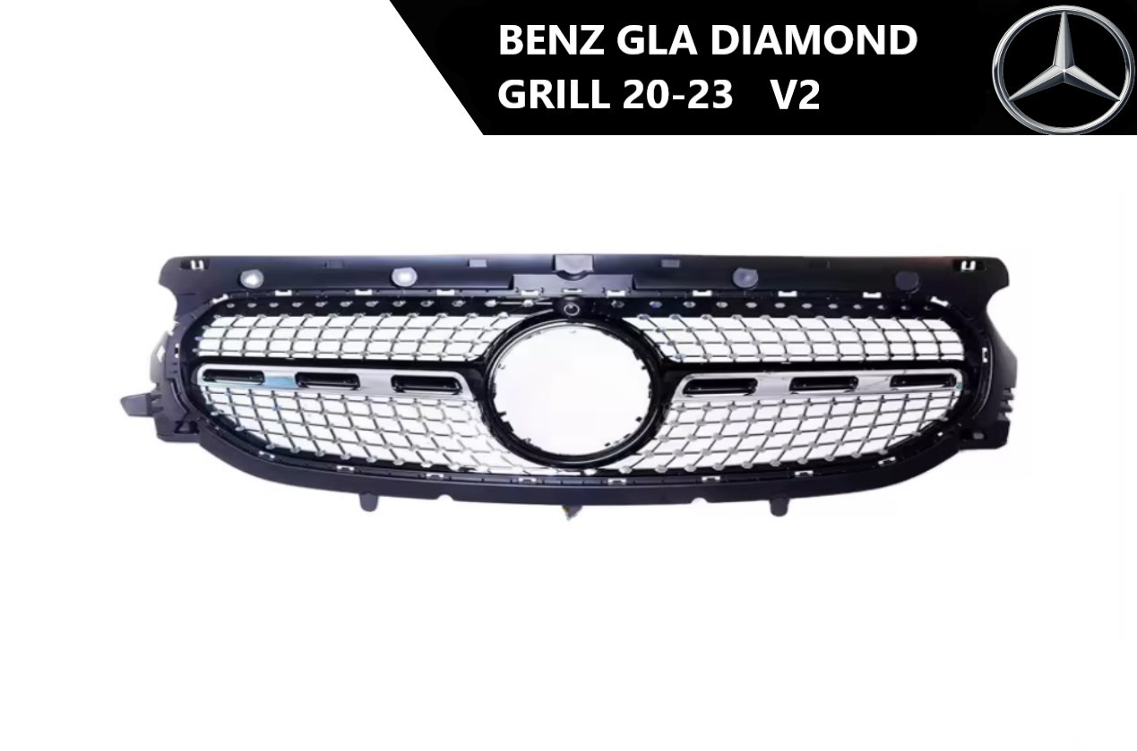 Mercedes GLA diamond grill 20-23 V2