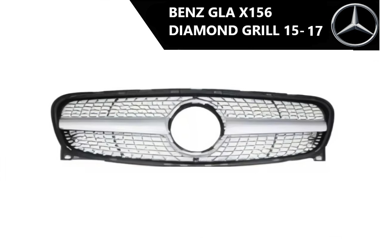 Mercedes GLA X156 diamond prednji grill 15-17