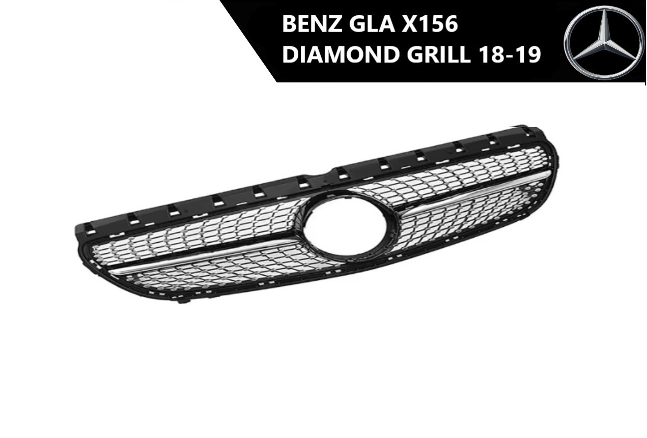 Mercedes GLA X156 diamond prednji grill 18-19