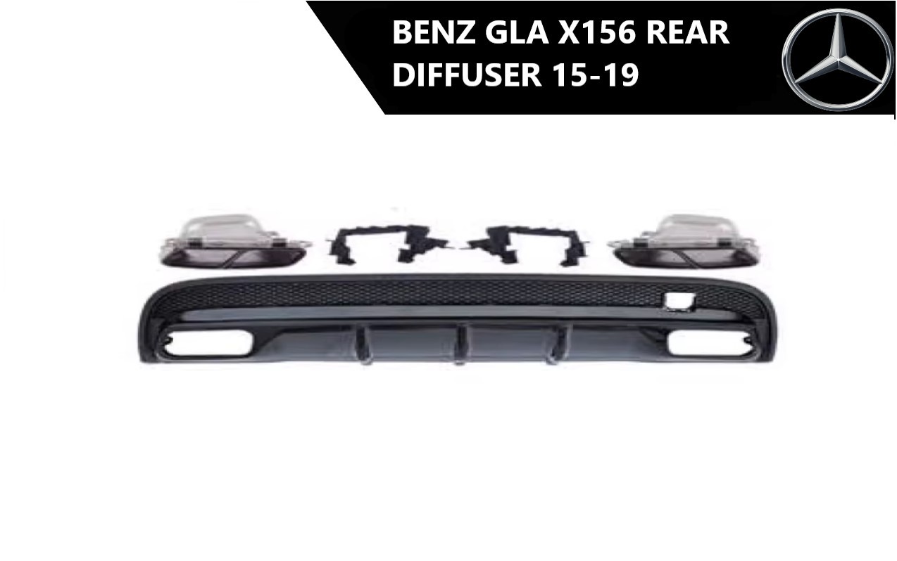 Mercedes GLA X156 zadnji difuzor 15-19