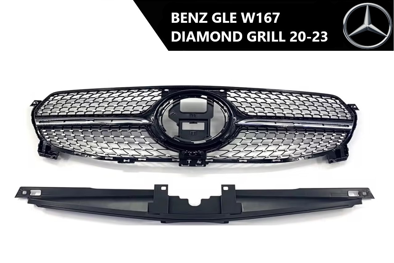 Mercedes GLE W167 diamond prednji grill 20-23