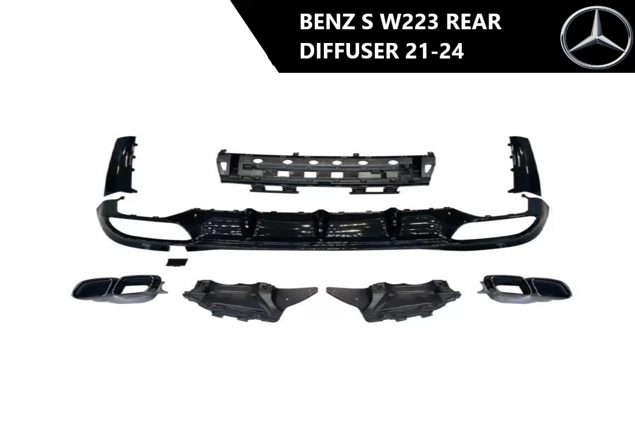 Mercedes S W223 zadnji difuzor 21-24