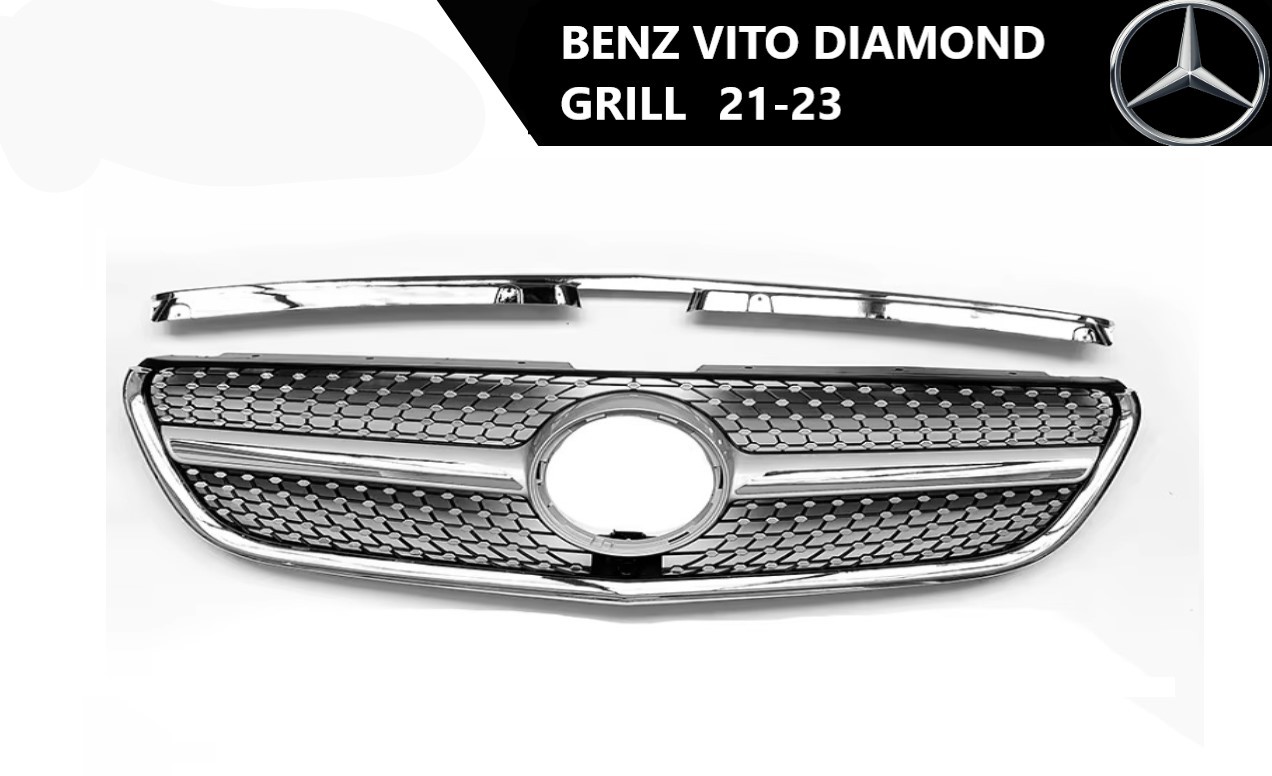 Mercedes V vito diamond prednji grill 21-23