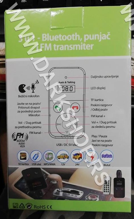 BLETOOTH+MP3 NA UPALJAC