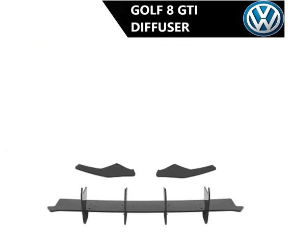 VW Golf 8 GTI zadnji difuzor