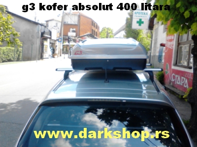 ABSOLUTE KOFER 400 LITARA SIVI SJAJ